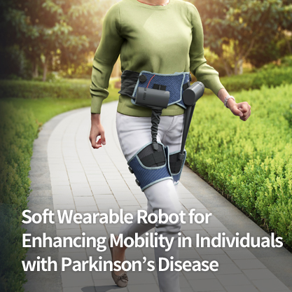 Soft Wearable Robot for Enhancing Mobility in Individuals with Parkinson's Disease